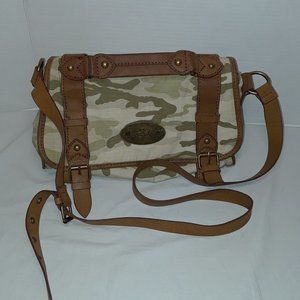 Camo Purse, Shoulder Bag, Canvas and Leather, Steve Madden